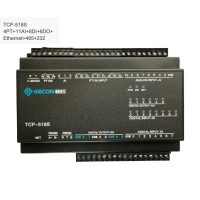 4PT100 + 11AI + 8DI + 6DO Industrial Controller Ethernet IO Module TCP-518S Ethernet + RS485 + RS232