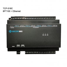 TCP-518C Industrial Controller Data Acquisition Collect Temperature 8PT100 + Ethernet Communications