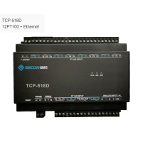 12PT100 Collect Temperature Industrial Controller Data Acquisition TCP-518D Ethernet Communications