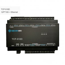 12PT100 Collect Temperature Industrial Controller Data Acquisition TCP-518D Ethernet Communications