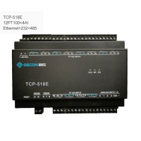 12PT100 + 4AI Industrial Controller Data Acquisition Module TCP-518E [Ethernet + RS232 + RS485]