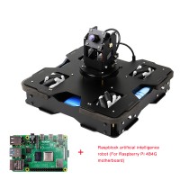 Raspblock AI Smart Robot Car Unassembled Autonomous Driving With Main Board For Raspberry Pi 4B/4G