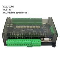 FX3U-32MT w/ RS485 PLC Programmable Logic Controller Board High-Speed Input Output 6AD-2DA For MODBUS