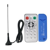 DVB-T + DAB + FM RTL-SDR USB Tuner Receiver RTL2832U + R820T2 USB TV Stick Complete Kit