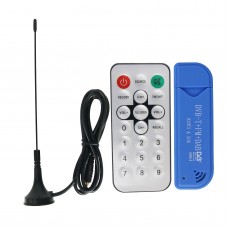 DVB-T + DAB + FM RTL-SDR USB Tuner Receiver RTL2832U + R820T2 USB TV Stick Complete Kit