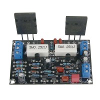 100W 2SC5200+2SA1943 Audio Amplifier Board HiFi Mono Channel Post-Stage Amplifier with New Tube