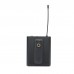 UHF Wireless Microphone System Headset Mini Microphone with Receiver Bodypack Transmitter Black