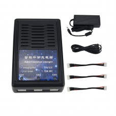 3 in 1 Balance Battery Charger Parallel Charging Fast Charger Accessories for YUNEEC Q500 4K Series