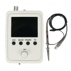 DSO150 Shell Oscilloscope Kit Handheld 2.4 Inch Digital Oscilloscope with BNC Probe Assembled 