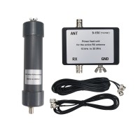 10KHz-30MHz Mini-Whip Miniwhip Active Antenna with BNC-BNC Connection Cables Power Supply