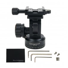 DT-02D50 Monopod Head Tripod Head Aluminum Load 12KG with Clamp DP-60R Quick Release Plate For DSLR Monopod