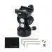 DT-02D50 Monopod Head Tripod Head Aluminum Load 12KG with Clamp DP-60R Quick Release Plate For DSLR Monopod