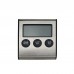 Refrigerator Thermometer Digital LCD Kitchen Freezer Temperature Monitor High Low Temperature Alarm