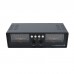 VU2-D LED Version MIC+LINE Dual VU Meter Audio Splitter Box 4-Way Switcher Sound Level Indicator