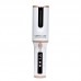 Cordless Automatic Hair Curler Rechargeable Adjustable Temperature Timer LCD Display Easy Hair Care