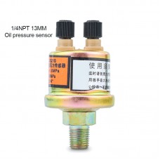 Maxgeek YG2221G Diesel Generator Oil Pressure Sensor 10Bar Induction Alarm Plug 1/4NPT 13MM 