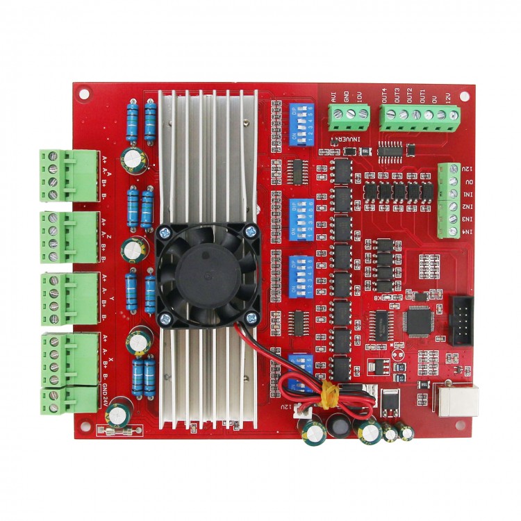 sainsmart 4 axis mach3 usb cnc motion controller