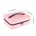 PU516 Travel Cosmetic Bag Organizer Kit with Live Broadcast Ring Light Makeup Mirror Phone Clamp