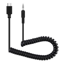 PU513B Sound Recording Audio Adapter Cable 3.5mm TRRS Male To Type-C For DJI OSMO Pocket Phones