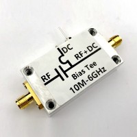 10MHz-6GHz RF Feeder DC Block Bias Tee SMA Connector DIY Accessories For Broadband Amplifiers