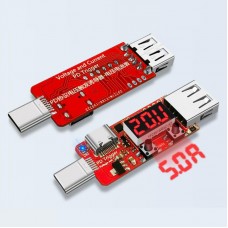 P30 Type C Fast Charge PD Trigger Voltage Current Meter Digital Display Power-Off Memory Function