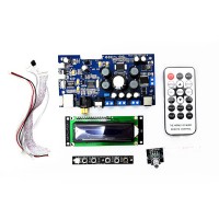 YXY-CY350 Digital Power Amplifier Board Coaxial Optic Fiber USB Input 50W+50W Or 50W+ 25W+25W w/ LCD