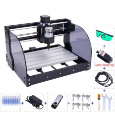 CNC3018Pro M Desktop Laser Engraver CNC Router Machine Unassembled For Wood Plastic + 1W Laser