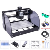 CNC3018Pro M Desktop Laser Engraver CNC Router Machine Unassembled For Wood Plastic + 10W Laser