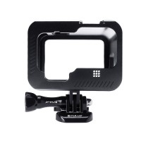PU519B Aluminum Alloy Camera Cage Rig Protective Case w/ Buckle Mount Screw For GoPro HERO 9 Black