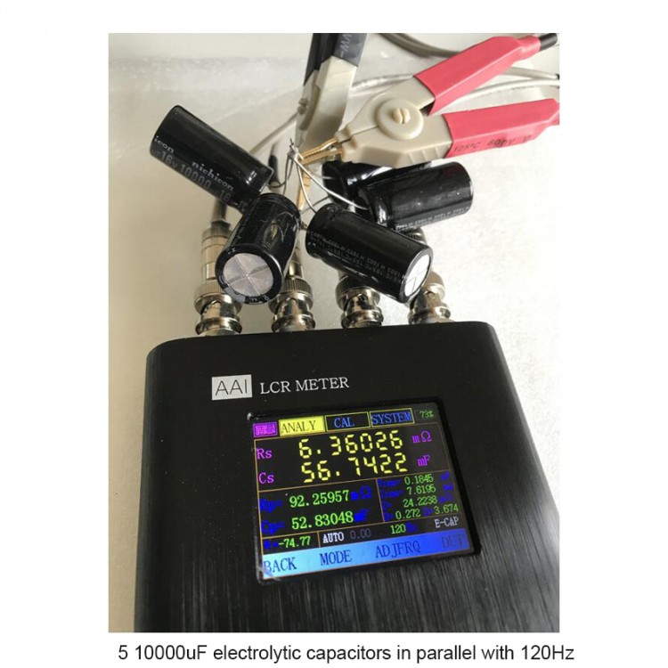 LCR Meter LCR Component Tester LCR Tester 2.4" TFT Color Screen NJ300S