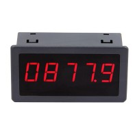 5166FR 5-Digit Frequency Meter With 0.56" LED Display Hall Switch Speed Counter 5V Power Supply