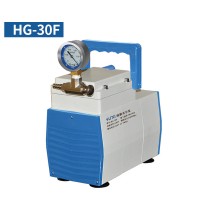 Oil-Free Lab Diaphragm Vacuum Pump HG-30F 30L/min 200mbar Anticorrosive One Gauge Negative Pressure
