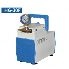 Oil-Free Lab Diaphragm Vacuum Pump HG-30F 30L/min 200mbar Anticorrosive One Gauge Negative Pressure