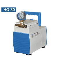 Oil-Free Lab Diaphragm Vacuum Pump HG-30 30L/min 150mbar Normal Type One Gauge Negative Pressure