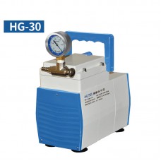 Oil-Free Lab Diaphragm Vacuum Pump HG-30 30L/min 150mbar Normal Type One Gauge Negative Pressure