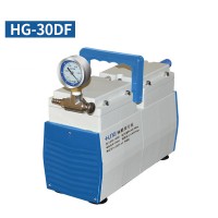 Oil-Free Lab Diaphragm Vacuum Pump HG-30DF 30L/min 50mbar Anticorrosive One Gauge Negative Pressure