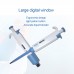 2-20ul Micropipette Lab Pipette Adjustable Volume With Pipette Tips Large Digital Display Window