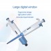 20-200ul Micropipette Lab Pipette Adjustable Volume With Pipette Tips Large Digital Display Window