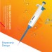 1-10ml Micropipette Lab Pipette Adjustable Volume With Pipette Tips Large Digital Display Window