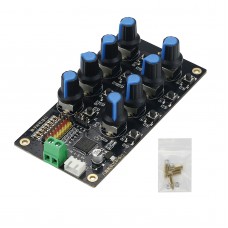 8-Channel Digital Servo Tester Servo Controller Board Over-Load Protection for Mechanical Arms