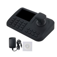 ASJ-1009W 3D IP PTZ Controller CCTV PTZ Keyboard Controller Joystick with 5" HD LED Screen Black