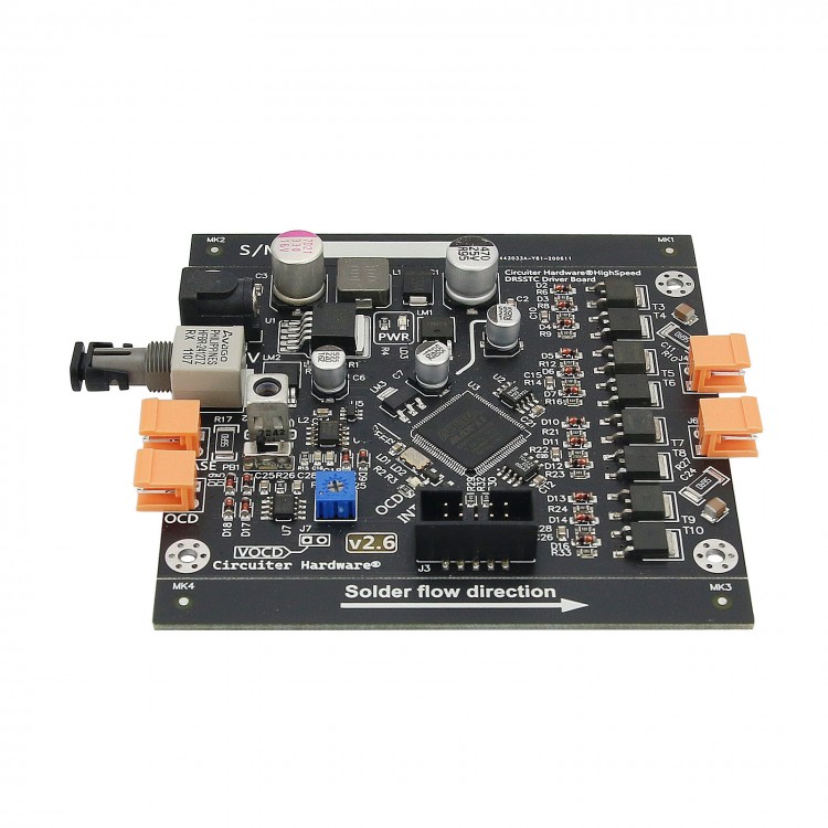 DRSSTC Driver Tesla Coil Driver Board Input 12V DC For Double Resonant