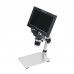 G1200 1200X 12MP 1080FHD Digital Microscope Camera with Built-in Lithium Battery and 7" LCD Display