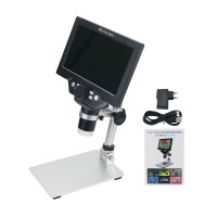 G1200 1200X 12MP 1080FHD Digital Microscope Camera with Built-in Lithium Battery and 7" LCD Display