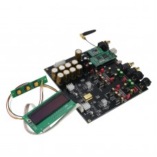 TZT HIFI Dual ES9038PRO + XMOS XU208 / Amanero USB decoder DAC Board Support Add Bluetooth 5.0