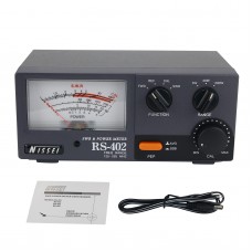 NISSEI RS-402 Power Meter 125-525MHz 200W SWR Watt Meter with Large Meter Display