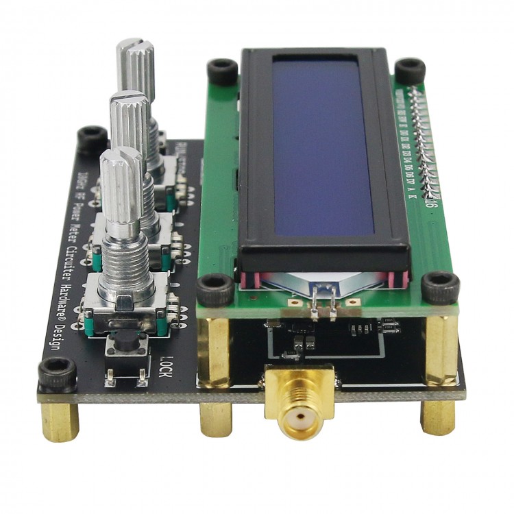 RF Power Meter Handheld Radio Frequency Power Meter 1MHz10GHz 50dBm0dBm Settable Attenuation