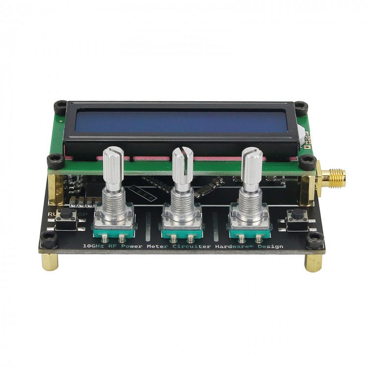 RF Power Meter Handheld Radio Frequency Power Meter 1MHz10GHz 50dBm0dBm Settable Attenuation