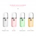 JSQ-3 USB Handy Nano Mist Sprayer Rechargeable Nano Facial Mister Aroma Diffuser 40ML Clear Tank