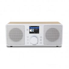 WR-230S FM Internet Radio Bluetooth Speaker Radio Stereo Dual Speakers WiFi/DAB+/FM/UPnP/DLNA Walnut